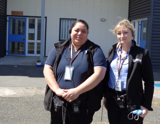 (L-R): Nurse Margaret Mohunga and Health Centre Manager Cassie Carstensen at Invercargill Prison.                                              