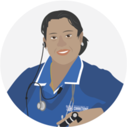 Graphics image of a Nurse