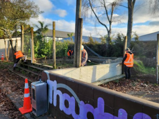 Hamilton school benefits from community work image