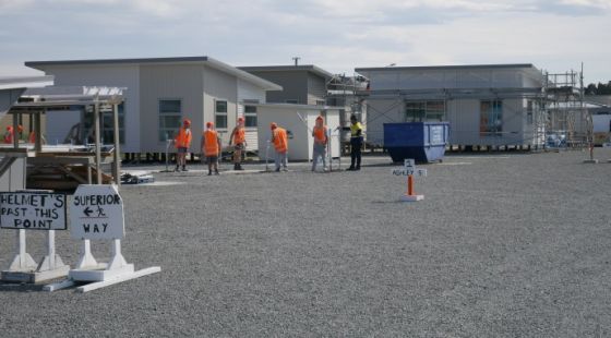 Rolleston Prison construction yard came runner up in the 2020 Safeguard New Zealand Health and Safety Awards. 