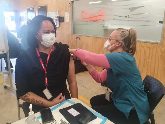 Community Corrections staff join forces with Taranaki DHB to lift vaccination rates image